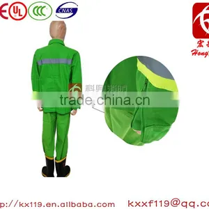 97type Green Orange Comfortable Cotton Kids Fire Suits thumbnail-1