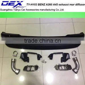Auto PP Exhaust Rear Diffuser for B~ENZ A260 A45 thumbnail-1