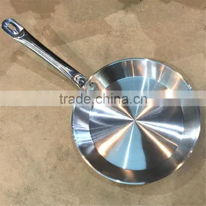 Stamped Fry Pans Tainless Steel Pots Frying Pan Top Products Hot Selling thumbnail-1