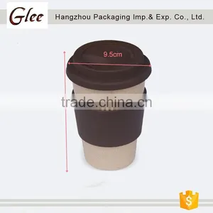 Wholesale Biodegradable Bamboo Fiber Coffee Cup, Bamboo Fiber Cup,custom Coffee Cup thumbnail-3