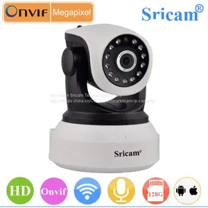 Sricam SP017 Pan-Tilt Zoom 720P HD Resolution IP Camera Megapixel P2P Indoor Wifi Smart IP Camera thumbnail-1