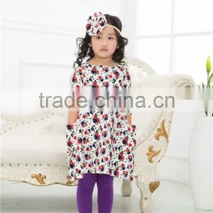 Wholesale Children's Boutique Clothing,girl Sweater Design,100% Cotton Baby Clothes. thumbnail-3