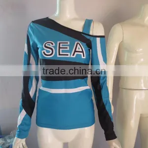 Cheap Compression/Loose Long Sleeve Cheerleading Uniforms thumbnail-1