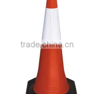 2012 Hot Orange Huate PE Traffic Cone With Reflective /50cm,75cm,100cm thumbnail-1