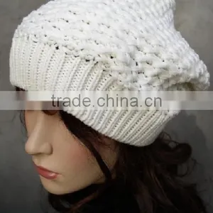 Knitted Beret Hat thumbnail-4