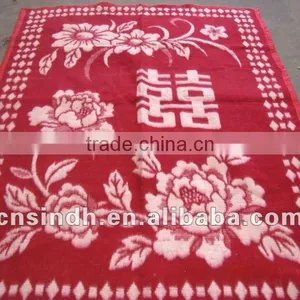 Recycle Acrylic Blanket,acrylic Materia Jacquard Blanket thumbnail-1