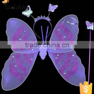 New Arrival Wholesale Girls Fairy Wings Cheap Wing Sets thumbnail-6