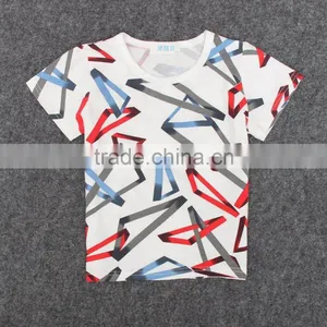 2017 Latest Design Casual Pattern 3d Printing Boys Shirt for 8years Old Kids thumbnail-3