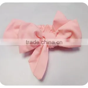 Queengirls Baby Elastic Cotton Headbands With Big Bows thumbnail-4