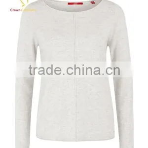 European Style Autumn Silk Cashmere Pullover Sale thumbnail-2