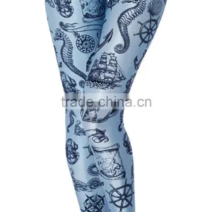 2017 Colorful Sublimation Leggings for Women Fitness Wear Yoga Pants and Leggings for Active Wear thumbnail-2