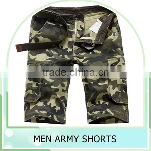 Mens Military Cargo Shorts 2016 Brand New Army Camouflage Shorts Men Cotton Loose Work Casual Short Pants Plus Size No Belt thumbnail-1