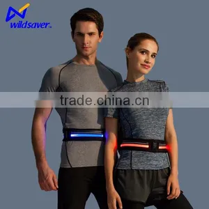 Battery Control LED Flashing Reflective Flip Belt Running Safety Warning Belt thumbnail-1