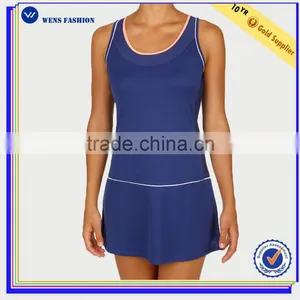 Factory Wholesale Tennis Skirts Cheap Custom Your Own Design Girls Tennis Dresses Wear thumbnail-1