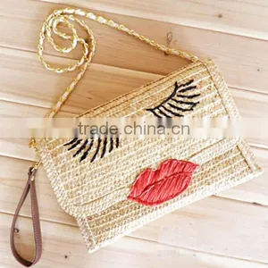 R0028H WHOLESALE NEW FASHION LADIES STRAW BAGS thumbnail-2