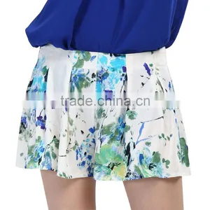 Fashion Short Pants Bottom Women's Trouser Young Girl Floral Shorts for Sale thumbnail-3
