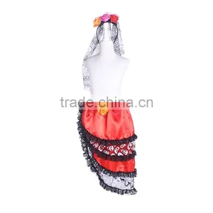 FDH1671 Dress Girls Religious Theme Fabric Fancy Dress Themes for Kids thumbnail-4
