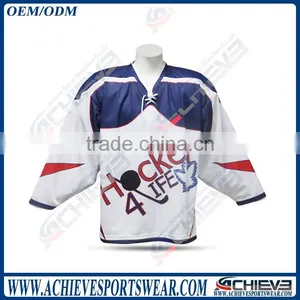 Design Your Own Cheap Team Ice Hockey Jersey China,embroidered Hockey Jerseys thumbnail-2