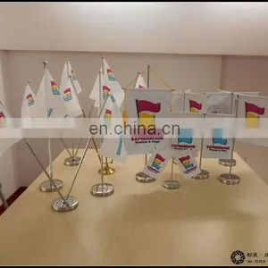 High Quality Table Flag With Metal Stand thumbnail-1