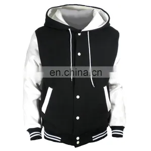 Varsity Baseball Letterman College Cotton Varsity Jacket thumbnail-2