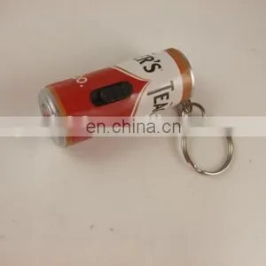 Plastic Mini Keychain With Unique Can Shape Keyring thumbnail-5