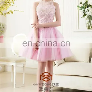 Short Free Prom Girls Dresses HMY-CDA022 Two Pieces Sexy Young Girl Short Cocktail Dress Party Dress thumbnail-3