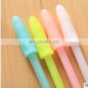 Kawaii Finger Shape Gel Pen for Writing Candy Color 0.38mm Black Ink Pens Office Material School Supplies thumbnail-3