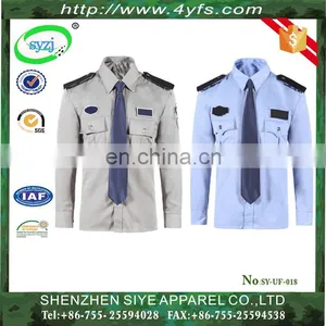 CVC Breathable Fabric of Guards Security Shirt With Long Sleeves thumbnail-1