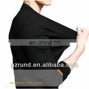 2017 OEM High Quality Mens Long Sleeve 100% Cotton Plain Custom Printing Blank Tshirt thumbnail-2