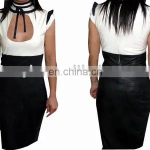 100% Natural Latex Dress for Office Lady thumbnail-1