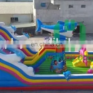 Outdoor Amusement Park CE Commercial Wholesale Inflatable Fun City thumbnail-5