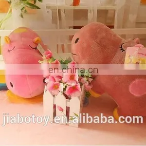 2015 Hot New Design Pink Hippo Animal Plush Toy thumbnail-3