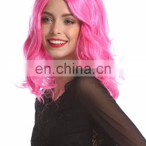 Synthetic Pink Party Wigs P-W226 thumbnail-6