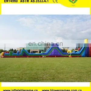 Outdoor Commercial PVC Tarpaulin Inflatable Obstacle Course Equipment for Adults thumbnail-2