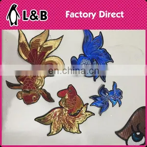 Cheap Embroidered Sequins Animal Hot Fix Motifs,wholesale Embroidered Patch,animals Clothes Embroidered Patches thumbnail-4