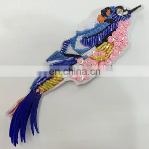 2017 Customized Fashion Sew on Embroidery Sequin Patch/applique for Garment/shoe thumbnail-4