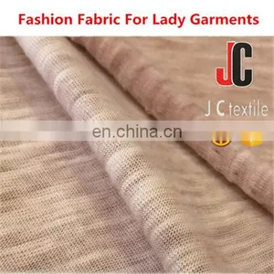 T/C Slub Vintage Fabric Knit Fabric Dyeing Soft Slub Fabric thumbnail-4