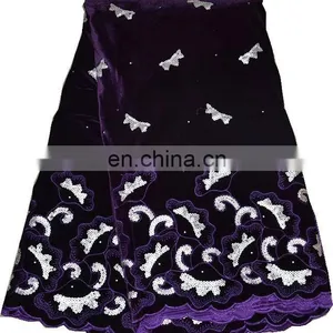 New Arrival Beautiful Embroidery African George Fabric(PVG14001) George Lace With Sequins thumbnail-6