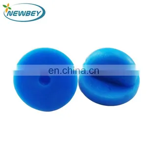 Good Quality Plastic Butterfly Clutches Pin Back BU102 in Blue Color thumbnail-1