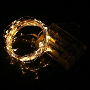 3M 5M LED String Copper Wire Battery Operated LED String Fairy Lights Party Wedding Christmas Decoration thumbnail-1