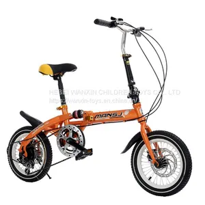 Orange 12/14/16/18 Inch Foldable Bike Mountain Bike for Kids thumbnail-1