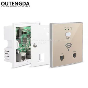 300Mbps in Wall WiFi Access Point Wireless Socket AP for Hotel WiFi Project Support AC Management RJ45 RJ11 WPS Encryption thumbnail-5