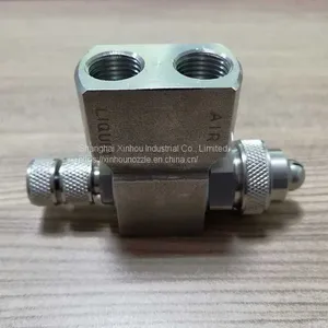1/4 Top-inlet Internal Mix Air Atomizing Jet Spray Nozzle thumbnail-4