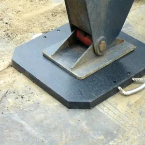 High Load Bearing UHMWPE Jack Pad HDPE Material Outrigger Pad thumbnail-3