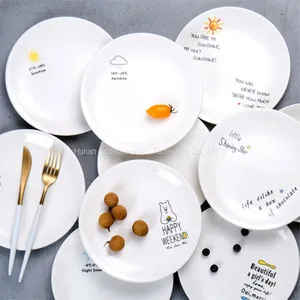 Creative Ceramic Plate Cartoon Western Steak Home Fruit Plate Hotel Tableware Bowl Plate thumbnail-2
