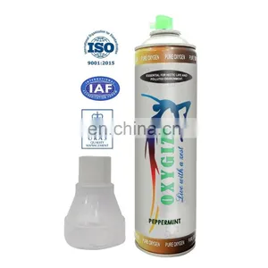 Oxygize ISO Approved Portable Oxygen Can in Peppermint Flavor With Mask thumbnail-1