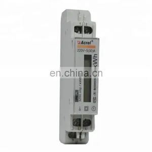 RS 485 /Modbus -RTU KWH Energy Meter DIN Rail Single -phase Energy Meter 1.0 Class TS35mm Giude Rail Meter thumbnail-4