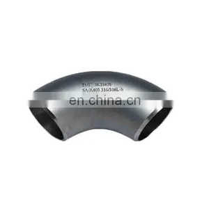 Pipe Fitting 316 304 Stainless Steel Elbow Type 45 and 90 Degree thumbnail-1