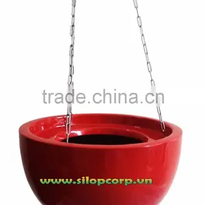 GARDEN DECORATION FIBERGLASS FLOWER POTS AND PLANTING thumbnail-1