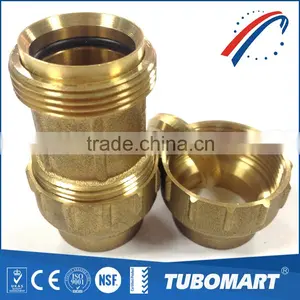 2016 Female / Equal Straight DZR Brass Screw Fittings for PE Pipes thumbnail-4